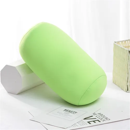 Vista 10 de ASkinds Almohada ortopédica de espuma viscoelástica para cuello cilíndrico redondo de microcuentas, 7 x 12 pulgadas