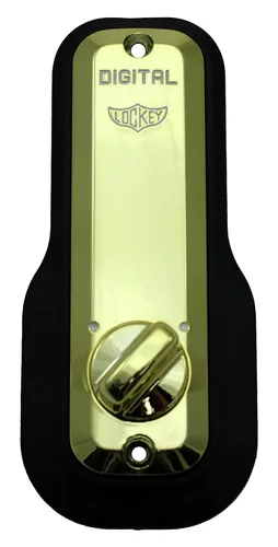 Vista 2 de Cerradura mecánica sin llave Lockey USA, Bright Brass, 1