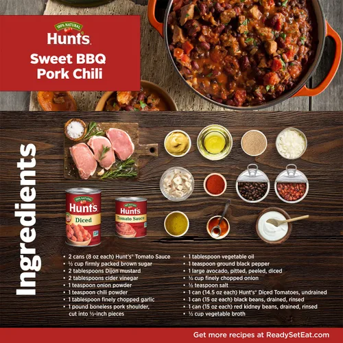 Vista 5 de Salsa de tomate Hunt’s, perfecta para chile y sopas, lata de 8 oz