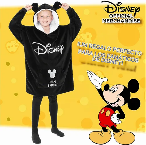 Vista 4 de Disney Manta con Capucha de Stitch para Niños Manta Vestible Acogedora de Forro Polar Regalos de Stitch