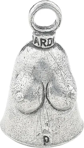 Vista 11 de Guardian Bell Campana de buena suerte con llavero y bolsa de regalo negra Campana de motocicleta Peltre Regalo de buena suerte Campana