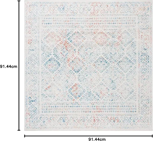 Vista 273 de Safavieh - Alfombra decorativa de la colección Tulum, modelo TUL264F, estilo marroquí, bohemio y desgastado, no suelta pelusa, para sala, vestíbulo