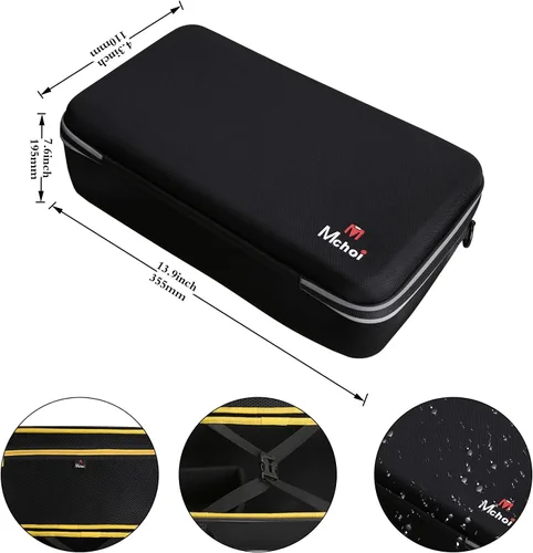 Vista 8 de Mchoi Funda de transporte a prueba de golpes compatible con la sierra recíproca DEWALT 20V MAX XR DCS354B / DCS367B, solo funda