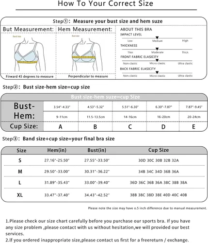 Vista 7 de TomTiger Sujetador deportivo para mujer de alto impacto con ropa deportiva acolchada extraíble, camisetas sin mangas para yoga, entrenamiento
