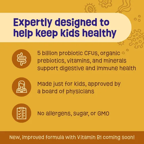 Vista 8 de Physician's CHOICE Kids Happy Tummy Bundle - Fibra 24pck + probiótico 30ct