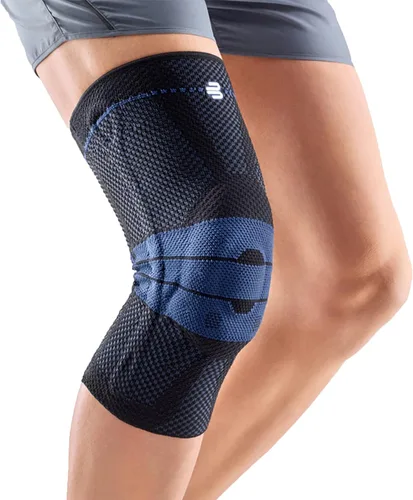 Vista 19 de Bauerfeind - GenuTrain - Rodillera - Apoyo específico para el alivio del dolor y estabilización de la rodilla, proporciona alivio a rodillas Negro