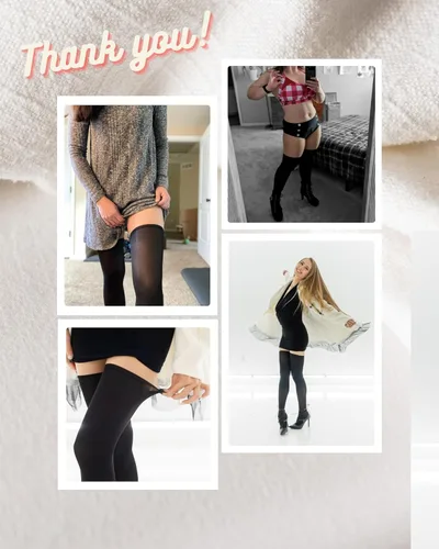 Vista 4 de Millennials In Motion Illusion Faux Thigh High Socks Tights