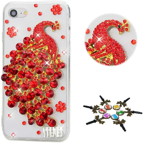 Vista 8 de Funda para iPod Touch 6, diseño de cristales brillantes, 100 + 3D, hecha a mano, para iPod Touch 5 y iPod Touch 6 - iPod6LUXURY180802-2