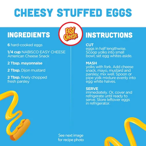 Vista 13 de EASY CHEESE - Bocadillo de queso americano, latas de 12-8 onzas