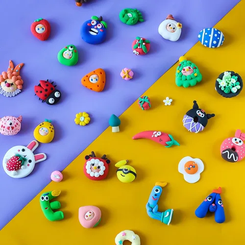 Vista 4 de ifergoo Arcilla seca al aire para niños - Kit de arcilla mágica de moldeo de 102 colores, seguro y no tóxico, juguetes de arte y manualidades