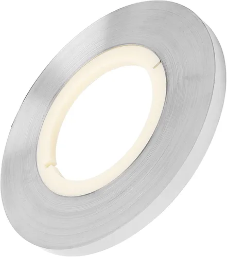 Vista 7 de Cinta de batería, cinta de tira chapada en acero de 0.006 in, cinta de soldadura por puntos de batería, 2.2 lbs en cinta de acero de soldadura