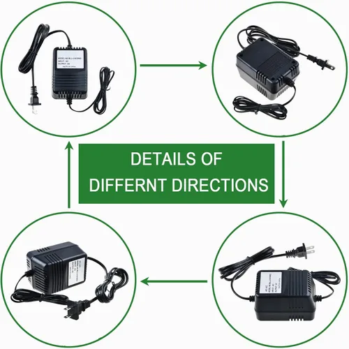 Vista 2 de Adaptador de 12V 1A 12W AC/AC para modelo: 41-120-1000A 411201000A Transformador de clase 2 12VAC 1000mA Cable de alimentación Cable de pared