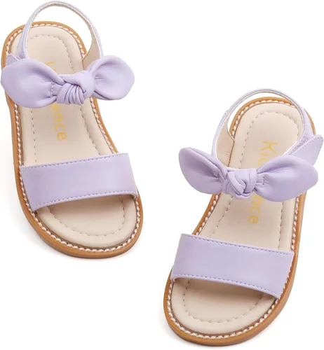 Vista 41 de Kiderence Sandalias de niña de las flores para niñas pequeñas, zapatos de Ck303 Oro
