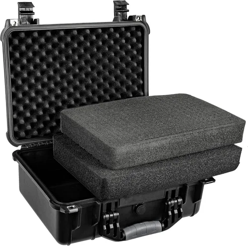 Vista 3 de Eylar Estuche Rígido Estándar de 16" para Equipo y Cámara, Impermeable con Espuma, Estándares TSA