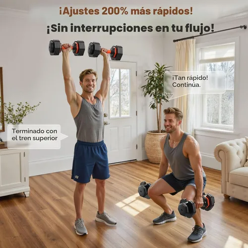 Vista 8 de 2026 FDB2 Updated Adjustable Dumbbell Set of 2, 5-in-1/10-in-1 Weights Dumbbell Set with Storage Box, 25lbs/55lbs Adjustable Weights with Anti-slip