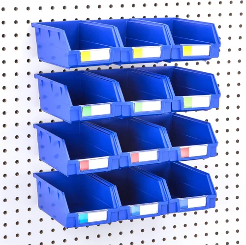 Vista 34 de Papeleras de Pegboard – tamaños 3.5", 5", o 7