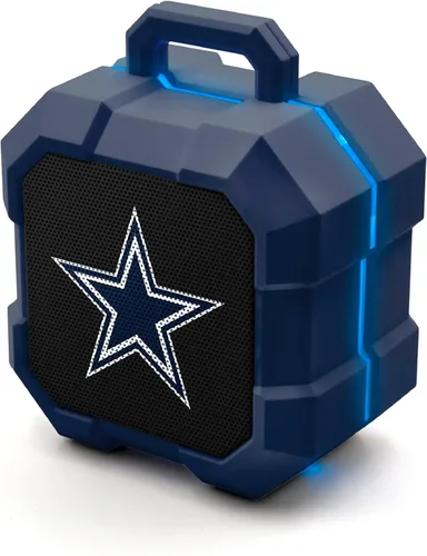 Vista 29 de SOAR NFL Shockbox - Altavoz Bluetooth inalámbrico LED, resistente al agua, IPX4, 5.0 Bluetooth con más de 5 horas de tiempo de reproducción, pequeño