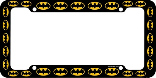 Vista 3 de Chroma 42519 armazón de plástico para placa con logo de Batman