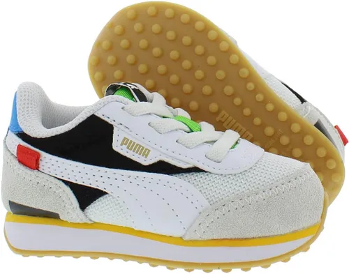 Vista 2 de PUMA Tenis unisex con cierre alternativo para niños Future Rider