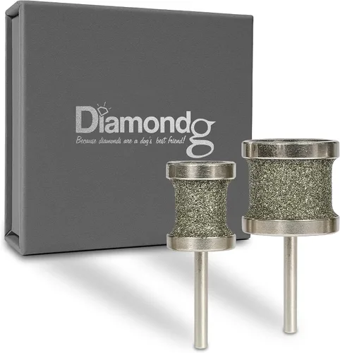 Vista 14 de Diamondg Broca para molinillo de uñas para perro, 1 paquete – Compatible con Dremel, broca de diamante para uñas de mascotas con cuerpo de grano 60