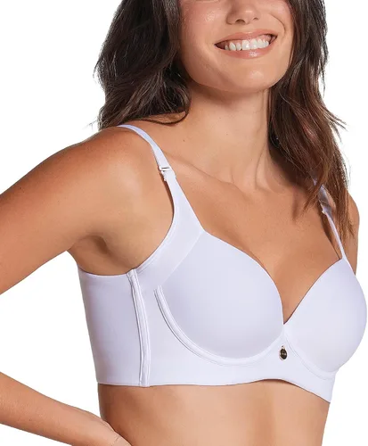Vista 9 de Leonisa High Profile – Back Smoothing Bras for Women, Full Coverage Underwire Bra, Adjustable Hook & Eye Closure 801 - Beige dorado