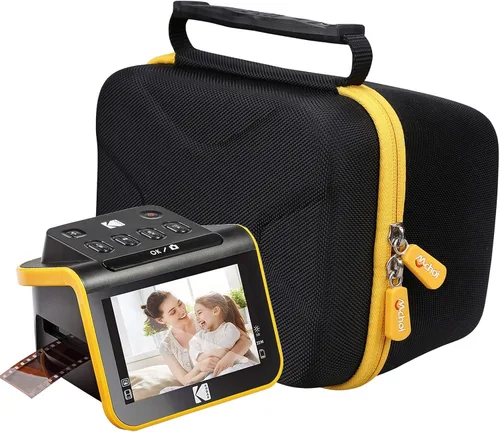 Vista 4 de Mchoi Funda rígida para Kodak Slide N SCAN, funda de transporte EVA a prueba de golpes para escáner de películas y diapositivas Kodak con pantalla