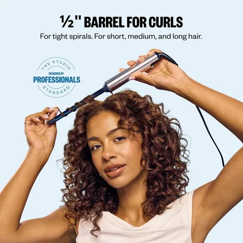 Vista 2 de BabylissPRO Nano Titanium Professional Curling Wand For All Hair Types, Reaches 430 Degrees For Long Lasting Curls