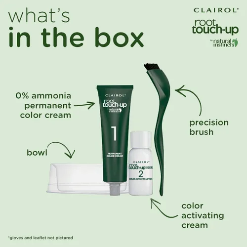 Vista 8 de Clairol Natural Instincts - Tinte permanente para el cabello Root Touch-Up de Natural Instincts, 2 colores de cabello negro, paquete de 1 unidad 2