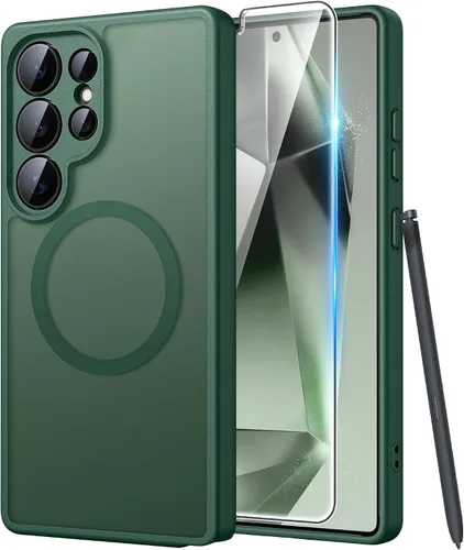 Vista 373 de FNTCASE - Funda para iPhone 16 Pro: magnética, mate, translúcida, de grado militar, protectora contra caídas, resistente, fina, duradera y a prueba