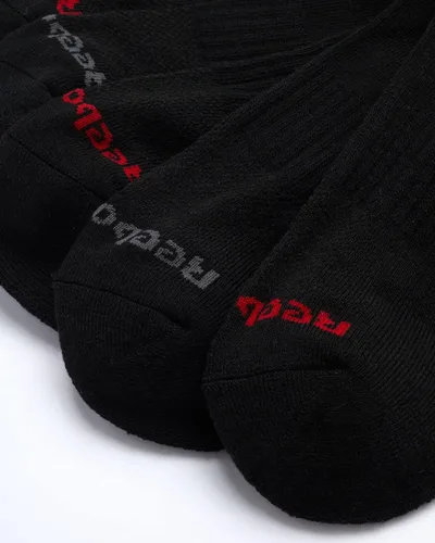 Vista 5 de Reebok Calcetines acolchados básicos de corte bajo transpirables para hombre (paquete de 6)