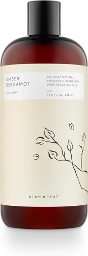 Vista 14 de ILLUME Elemental Collection, vidrio natural de hoja de cedro cítrico, vela de 11.5 onzas, 11.5 onzas, rojo