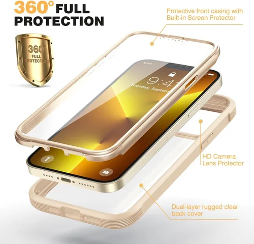 Vista 1018 de DIACLARA - Funda transparente compatible con iPhone XR 6.1 pulgadas 2018