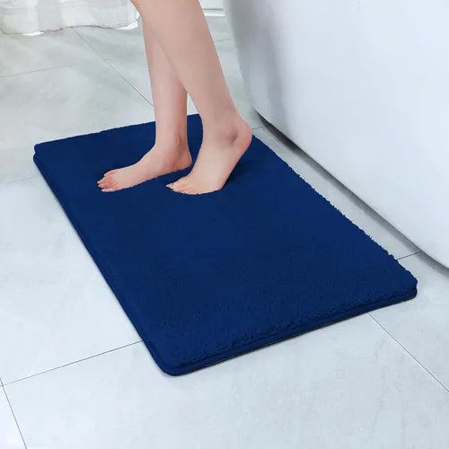 Vista 19 de SWEMSTAR Alfombra de baño de espuma viscoelástica con alfombra de inodoro, tapete de baño absorbente de agua para suelo de baño, antideslizante