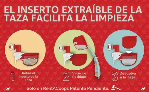 Vista 3 de Kit de agua de pollo para aves de corral, paquete de 6 + uno extra gratis (total de 7)