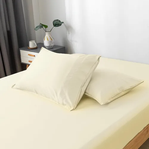 Vista 27 de Bella Coterie - Juego de fundas de almohada de bambú de lujo de tamaño estándar, 100% viscosa de bambú cultivada orgánicamente, ultra suave, Negro
