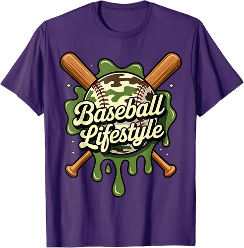 Vista 103 de Baseball Life Style 101 Apparel Youth Drip Baseball Boys Kid Camiseta