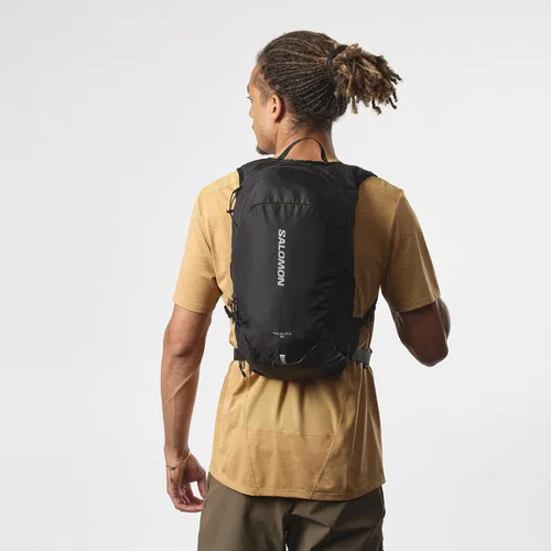 Vista 5 de Salomon Mochila unisex Trailblazer 10, senderismo y senderismo, 10 litros Negro (Black/Alloy)