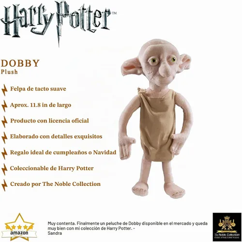 Vista 4 de The Noble Collection Peluche Dobby