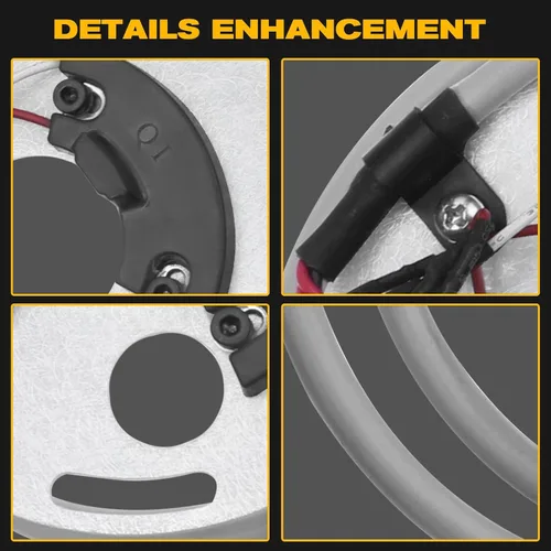 Vista 2 de Sistema de encendido electrónico A-Premium compatible con Suzuki Compatible con GS550 GS750 KD 1977 1978