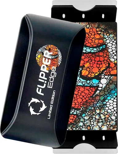 Vista 9 de FLIPPER EDGE MAX - Limpiador magnético 2 en 1 para tanques de vidrio y acrílico de hasta 1 pulgada (0.945 in) de grosor, diseño de doble hoja