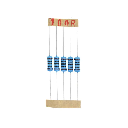 Vista 130 de 100PCS 1 vatios 1W 0R1 0.1 ohmios 1% resistencia de película metálica