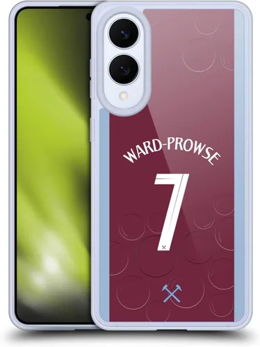 Vista 50 de Head Case Designs Officially Licensed West Ham United FC James Ward-Prowse 2023/24 Players Home Kit Gel Case [Military Grade Protection] Compatible