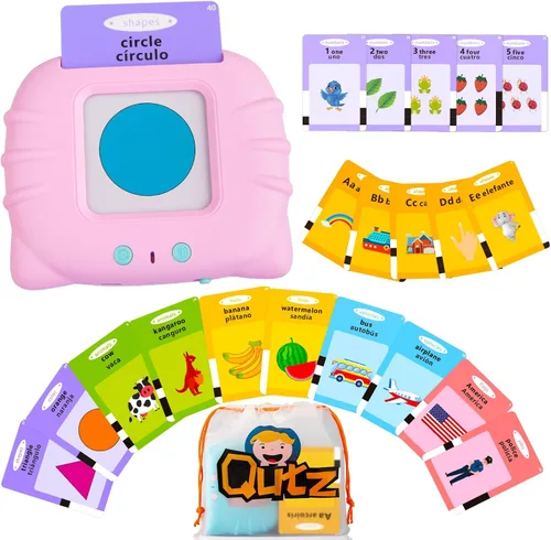 Vista 19 de Tarjetas flash parlantes con palabras visuales para niños pequeños de 2, 3, 4 años, juguetes sensoriales para niños autistas, juguetes educativos