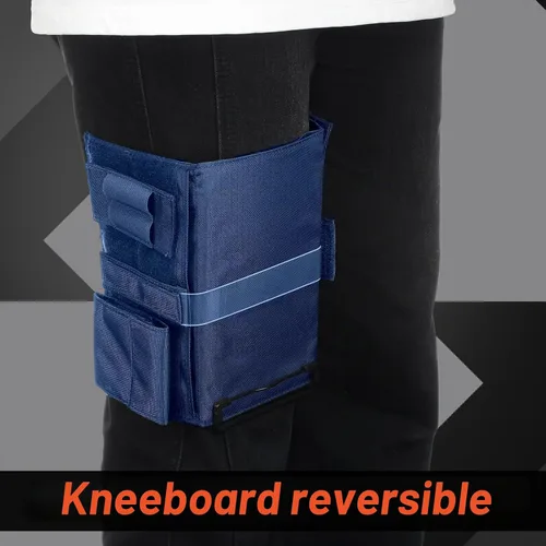Vista 6 de Fullhawl Rodillera reversible Pilot Classic Portapapeles y soporte para Azul