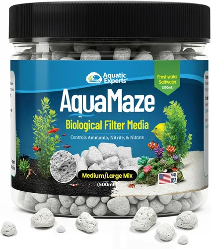 Vista 14 de Aquatic Experts Bio Balls - Medios de filtración, bola biológica pequeña de 1 pulgada para estanques y filtros de acuario, medios de filtro