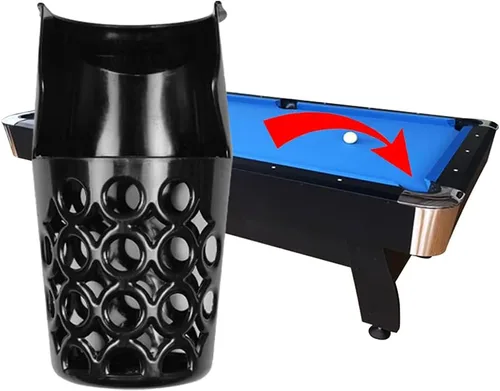 Vista 6 de Scott Edward 6 bolsillos de billar, bolsillos de billar de plástico, bolsa de red de billar negra, mesa de billar resistente, bolsillos para mesa