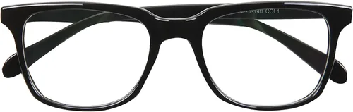 Vista 3 de Gafas de lectura con marco negro para hombres y mujeres, lentes de lectura de moda