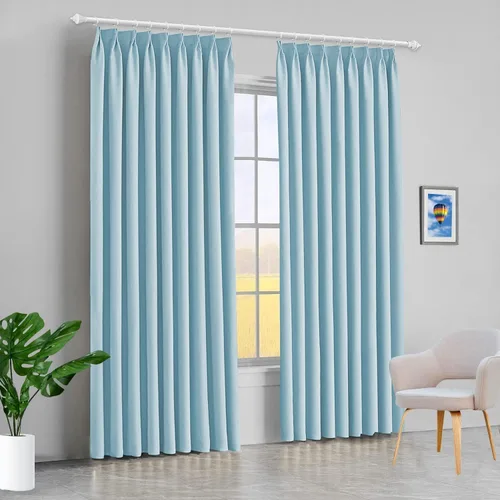 Vista 19 de Cortinas opacas para ventanas con ganchos y alzapaños (rosa, 52.0 x 71.7 in, 1 panel)