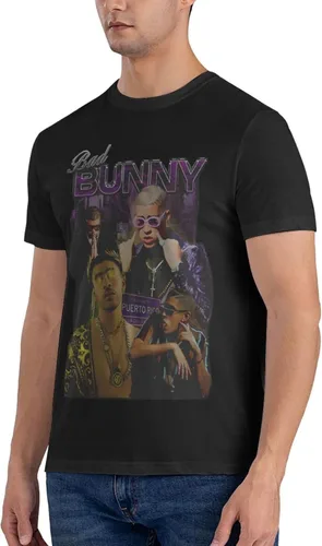 Vista 3 de Bad Bunny Camiseta Me Porto Bonito Reggaeton Estilo Vintage Unisex