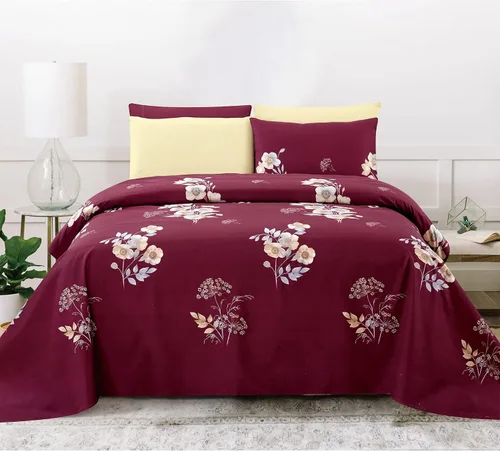 Vista 13 de Lujoso juego de sábanas de microfibra sin arrugas, combina elegancia y comodidad, transforma tu espacio de sueño en un oasis sereno y elegante